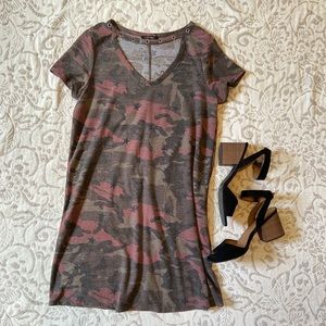 WORN ONCE- papermoon brand- Camo & Stars dress